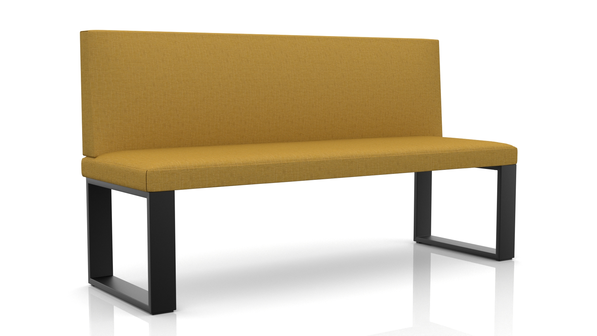 Ławka z oparciem NKS 3, wersja podstawowa
